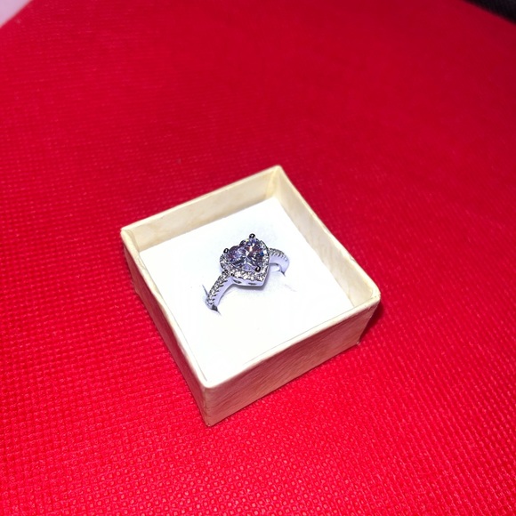 925 sterling silver heart ring - Picture 5 of 6